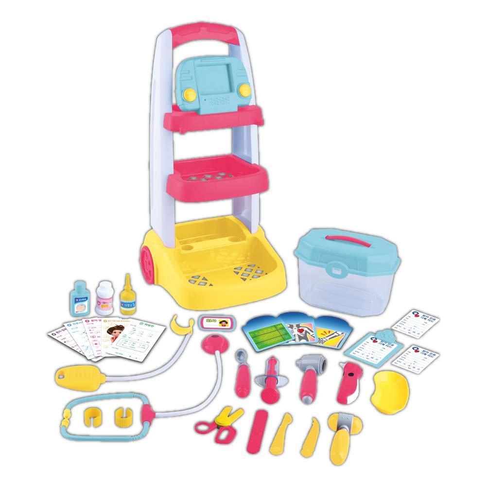 [Mimi World Official] Ddoldoli Hospital Play Kart, Popular Korean Character Toys