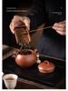 Original Purple Clay Anti-Scald Kung Fu Teapot with Handle - Chinese Style Ceramic Teapot in Gift Box
