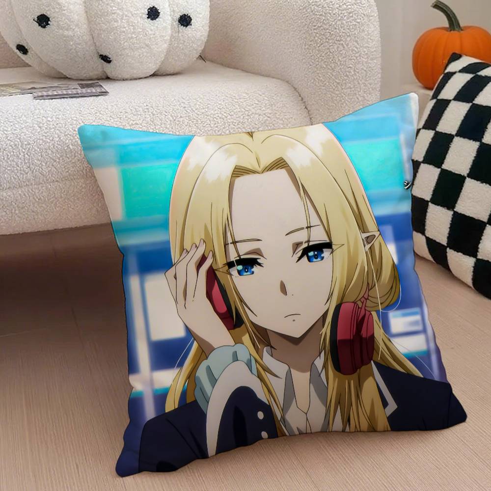 The Eminence In Shadow Anime Pillow Case Anti-dustmite Pillowcase Invisible Zipper Silky Short Plush Sofa Cushion Cover