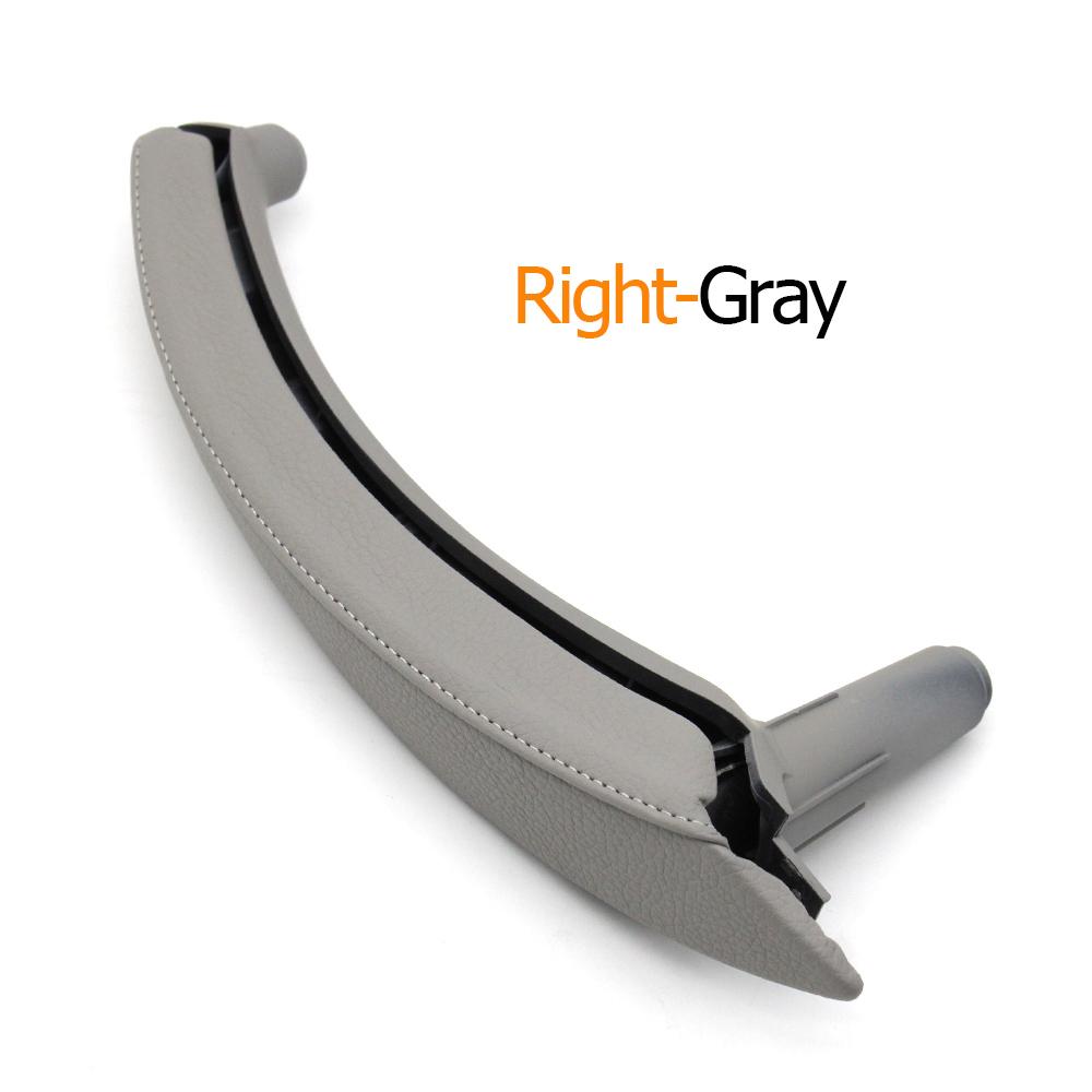 Interior Car Left Right Passenger Door Pull Handle with Leather Cover Trim Replacement For BMW X5 X6 E70 E71 E72 2007-2013