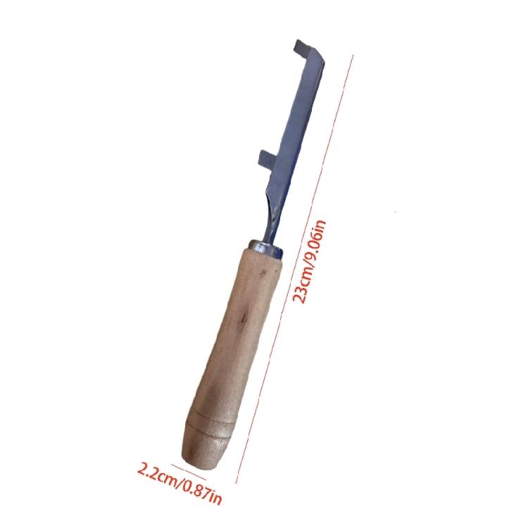 Guitar Fret Cleaning Tool Stainless Steel Slot Repair Tool for Deepening and Debris Removal, Detail Maintenance, Single Piece Home Use