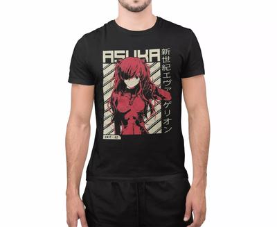 Retro Asuka Evangelion Shinji Neon T-Shirt