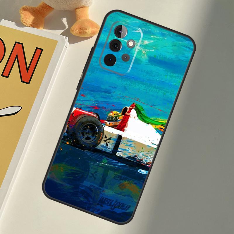 Ayrton Senna F1 Case For Samsung Galaxy A14 A24 A34 A54 A12 A22 A32 A52 A72 A51 A71 A13 A33 A53 A73 Coque