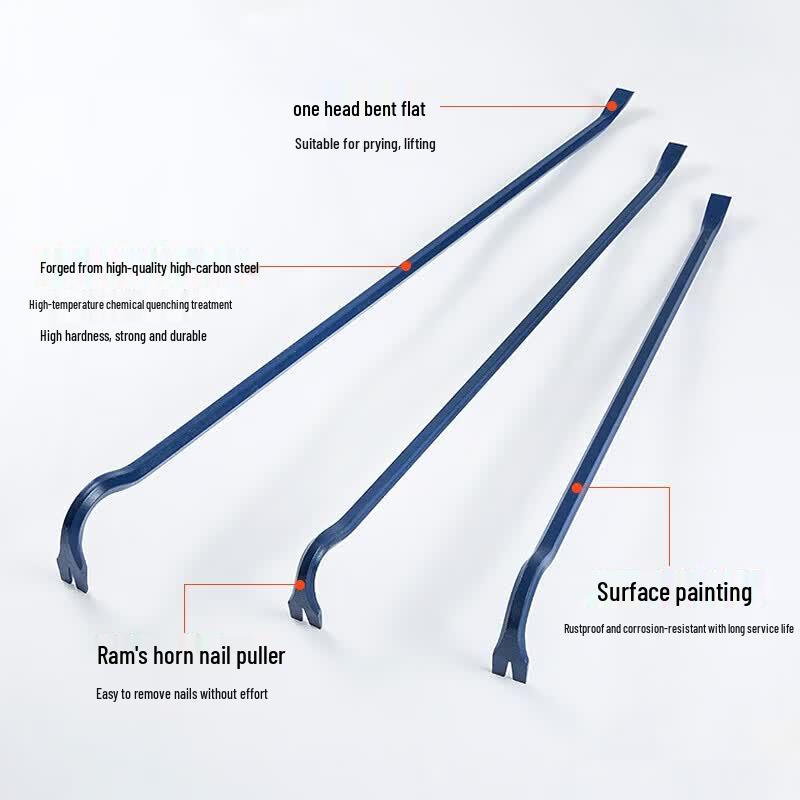 Reinforced Hexagonal Crowbar Nail Puller