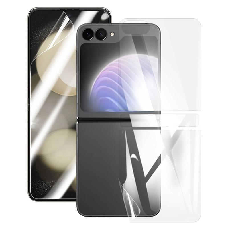 

RURIHAI For Samsung Galaxy Z Flip6 5G PET Screen Film Kit Front and Back Cover Protector