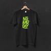 No Bad Day T-Shirt, Neon Green Graffiti Graphic Tee