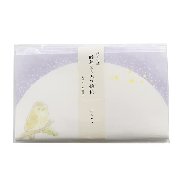Kamiiso SAIEN Lucky Animal Owl 175mm x Pack of 3057 Paper, Design, 145mm, 20, No.