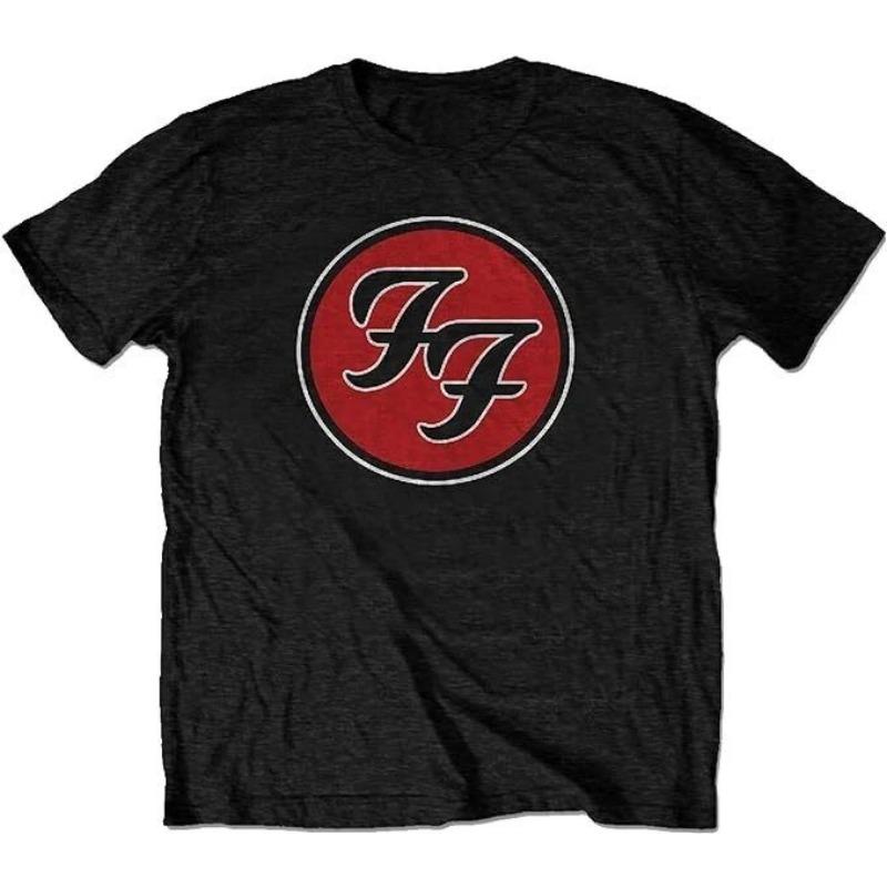 Retro Hip Po Top Round Neck T-shirt Foo Fighters T-shirt for Both Men and Women Top Y2k Sport Street Wear Fan Gift Unisex