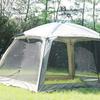 3.65m Foldable Outdoor Camping Gazebo: Sunshade, BBQ, Beach & Leisure Tent