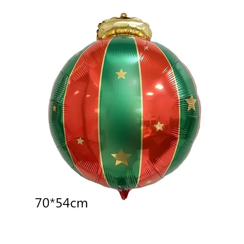 120CM New Style Christmas Cartoon Aluminium Film Balloon Christmas Tree Snowflake Christmas Eve Party Balloon Home Decoration