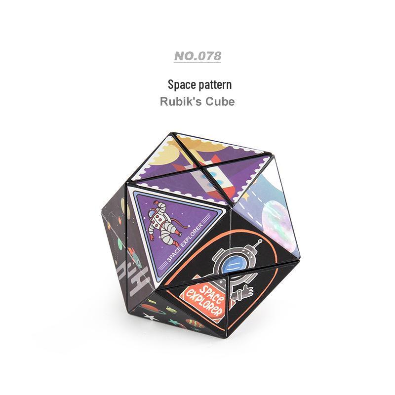 3D Cross-Border Starry Sky Magic Cube: Variational and Infinite Decompression Two-in-One