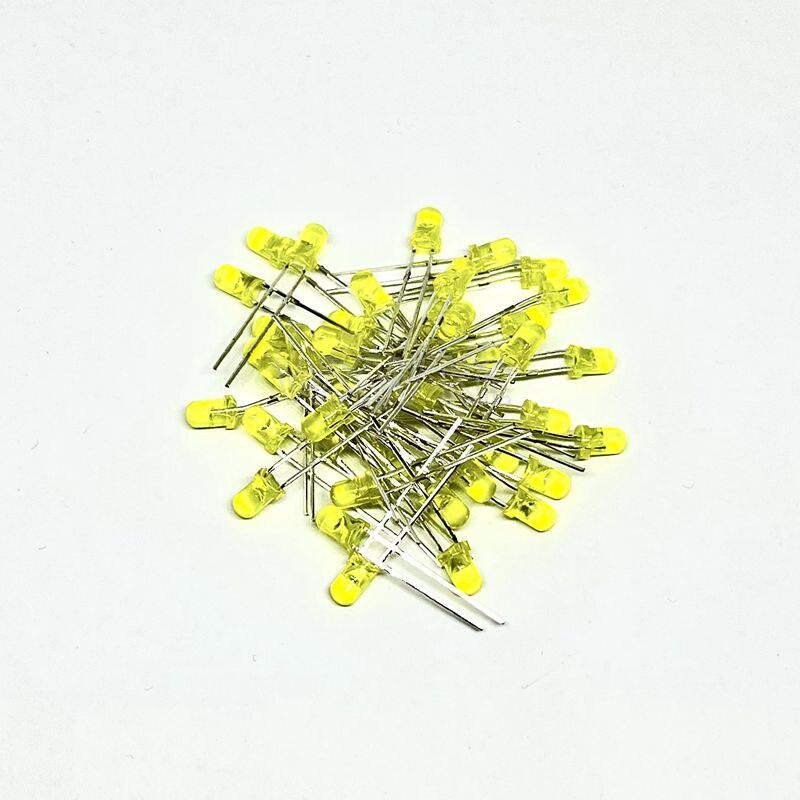 100PCS/LOT 3mm 5mm LED Diode  White Green Red Blue Yellow DIP F3 F5 Leds Light Emitting Diodes Electronic