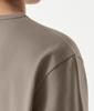 MUSINSA STANDARD Heavy Ponte Relaxed Crew Neck Long Sleeve T-Shirt [Dusty Beige]