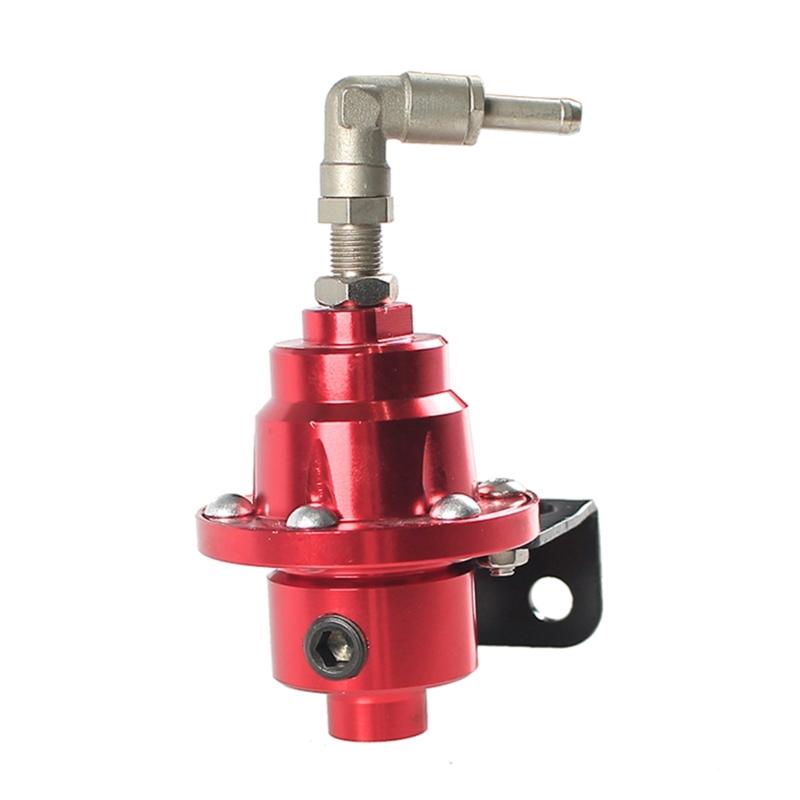 Adjustable Fuel Pressure Regulator with Gauge Kit 7Colors Aluminum Car Refitting Fuel Supercharger Universal