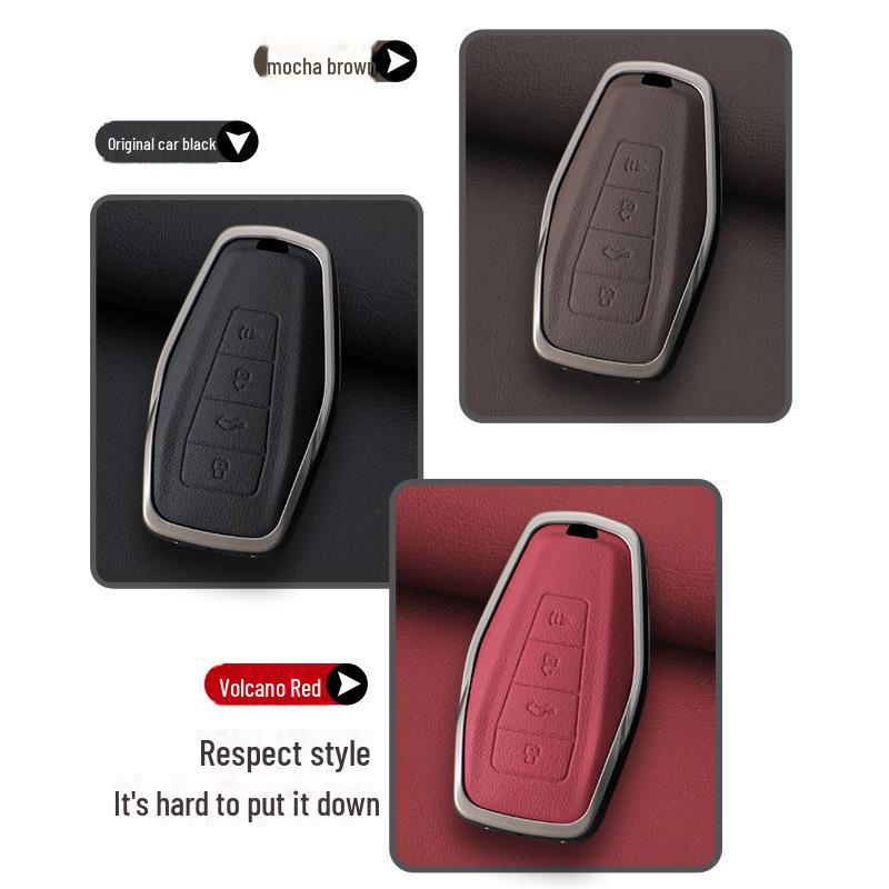 High-End Key Cover for Geely Models: Emgrand, Xingrui, Xingyue L, Binrui, Boyue, Binyue, GS