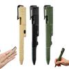 Kuličkové pero 3D tištěné Taktické pero s posuvným mechanismem Lehké Odolné tělo z PLA Hladký gelový inkoust Náplňové Psací nástroj
