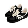Leather heightening women's new lace-up small light casual sneakers women