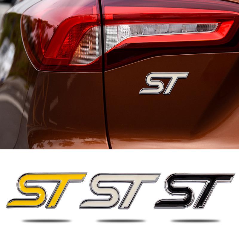 Compatible with Ford Focus, Mondeo, Fiesta, EcoSport, and Other Car Mods. ST Metal Body Stickers/tail Badges Available.