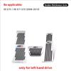 Accelerator Braking Foot Rest Pedal Cover For Car Bmw 3 5 6 7 Series X1 X2 X3 X4 X5 X6 F30 F10 E60G30 Automotive Interiors/Decal hkvr74