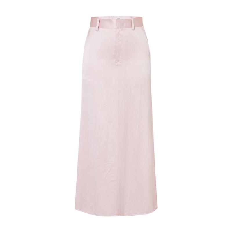Edition Women s Acetate Satin Long Skirt XS 155