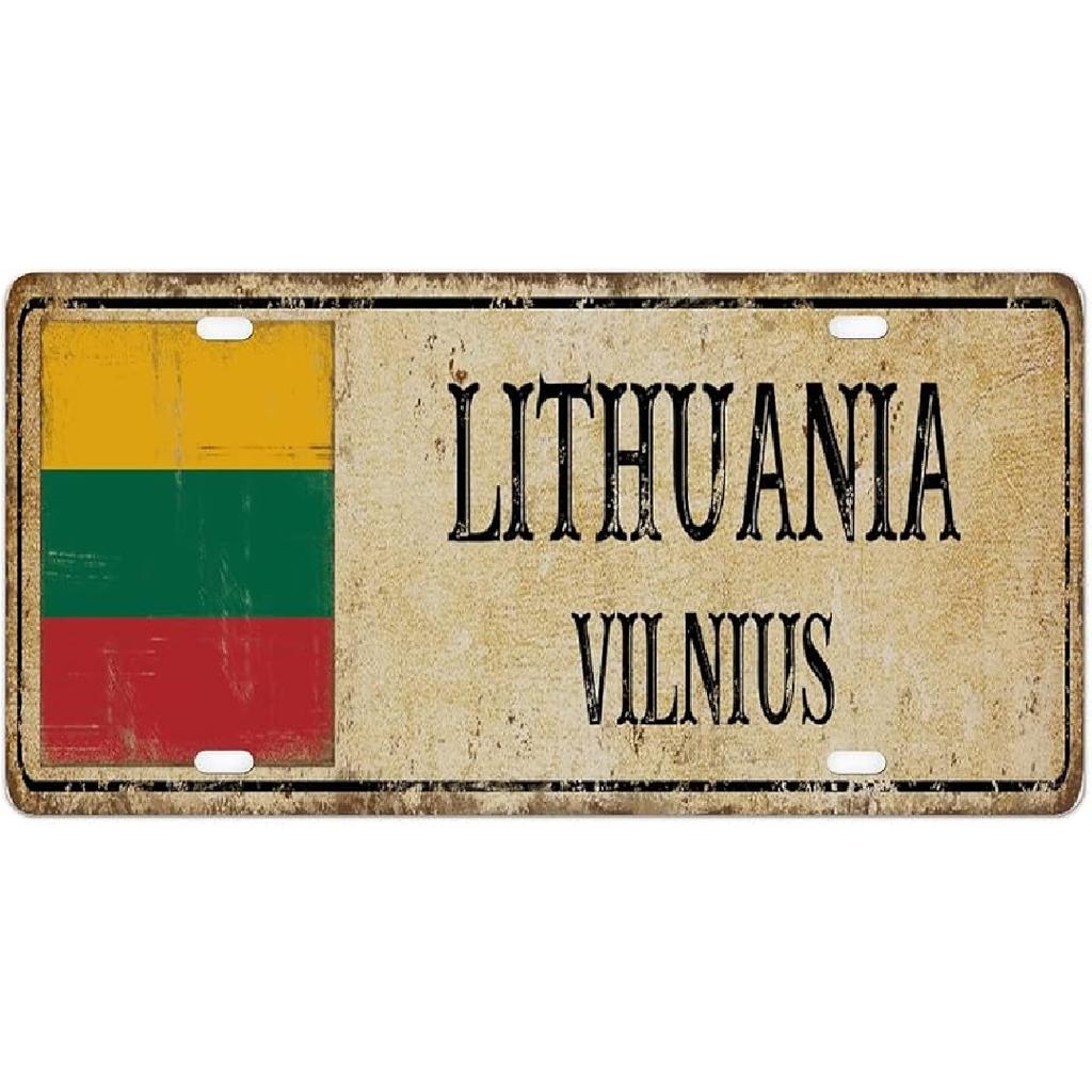 Saint Lucia Vanity License Plates National Flag Castries Vintage Metal License Plate Country Souvenir Gift Aluminum Metal License Plate Car Tag to