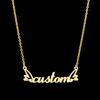Atoztide Custom Name Necklaces for Women Stainless Steel Jewelry Butterfly Wing Pendant Choker Chain Personalized Birthday Gift