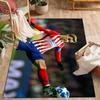 Atletico Madrid's Player Action Carpet Perfect for Decorate room Outdoor Hallway Bedrooms Anti-slip Rug Decorate Offices Best for Christmas