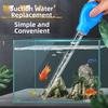Lengthen Aquarium Pipette Cleaner Siphon Vacuum Water Changer Tool 29cm 45cm For Fish Tank Daily Cleaning