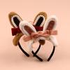 Plush Lolita Hair Band Soft Anime Cosplay Accessories Bunny Ears Hairwear  Photo Prop