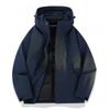 Men Women Waterproof Windproof Outdoor Shell Jacket With Removable Down Insulated Liner 3-in-1 Hooded 2-Piece Set Hiking