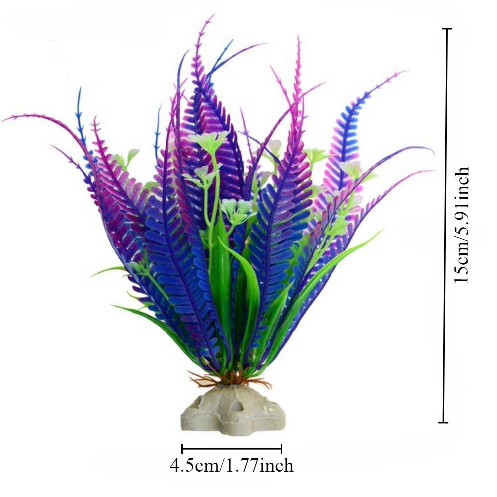 

Искусственные аквариумные растения, украшения для аквариума, водные растения, травяные украшения, пластиковые подводные водоросли, декор для просмотра