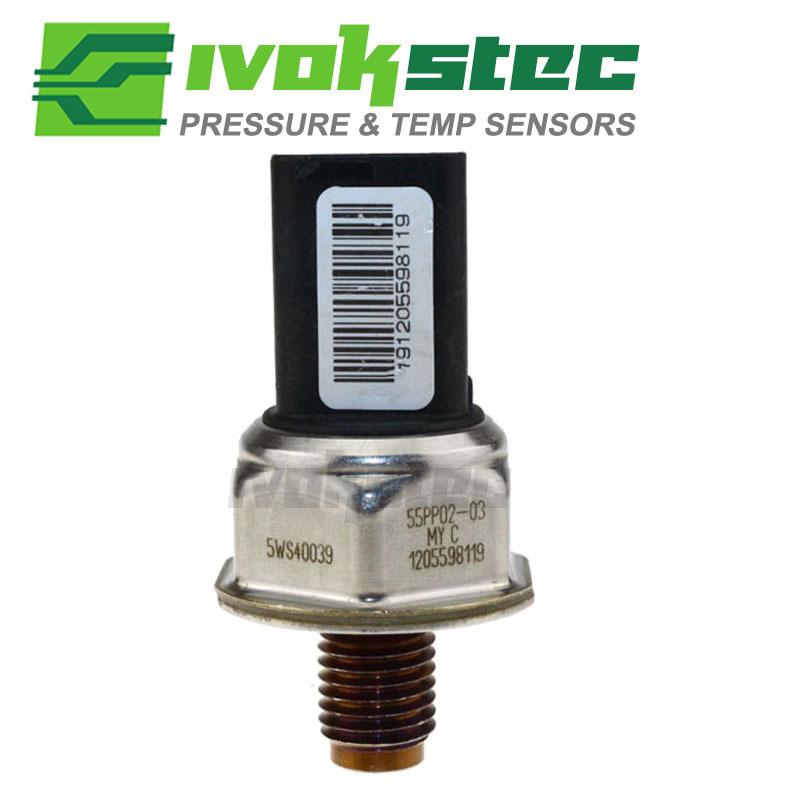 Original Fuel Pressure Sensor 5WS40039 55PP02-03 For Ford Focus C-Max S-MAX Galaxy Mondeo Transit Tourneo 1.8 TDCi