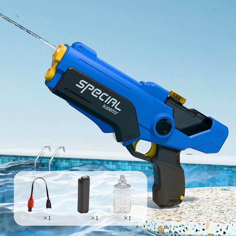 

Electric Water Gun Children High Pressure Outdoor Beach Pool Fight Games Kids Automatic Repeating Absorption Watergun Gifts