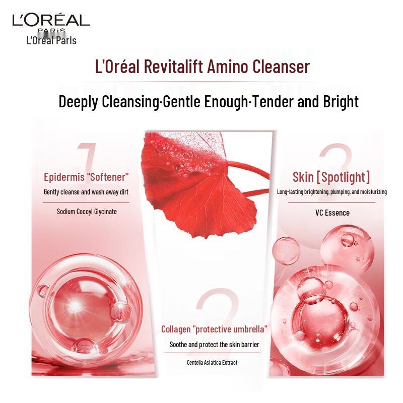 L'Oréal Revitalift Amino Acid Cleanser 125ml