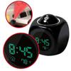 Multi Function LCD Projection Alarm Clock Backlight Electronic Projector Table Clock LED Digital Temperature Time Display Snooze Clock