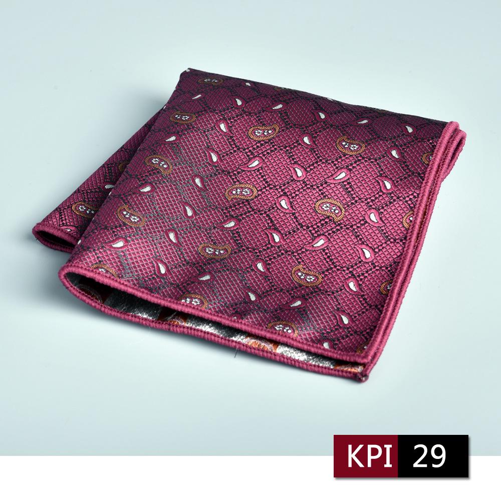 

Мужской жаккардовый нагрудный платок - 23 см, Большой, Деловой/Формальный, Складной, Новинка 2025 в наличии