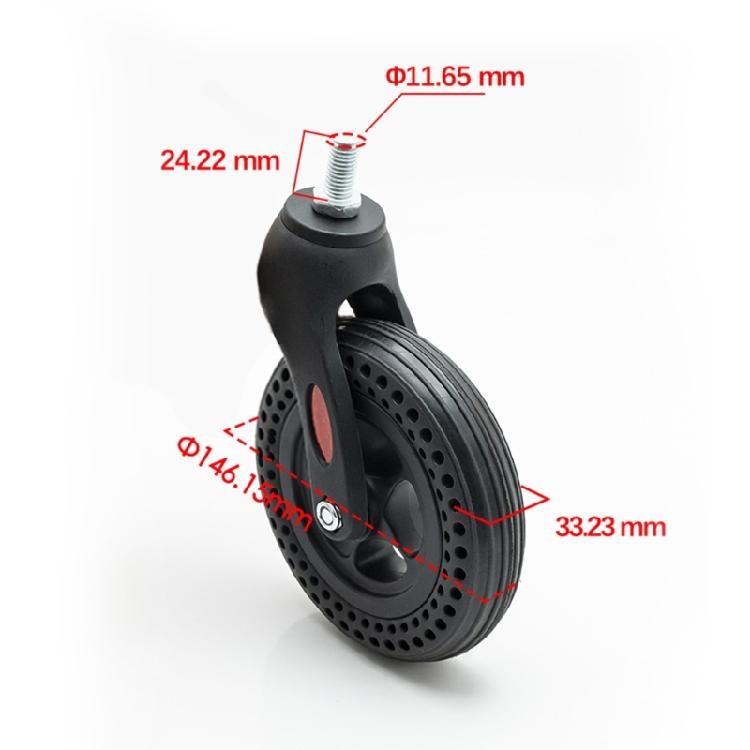 Wheelchair Wheel Replacement Parts Wheelchair Front Wheel Anti-Slip 5/6/8 Inch