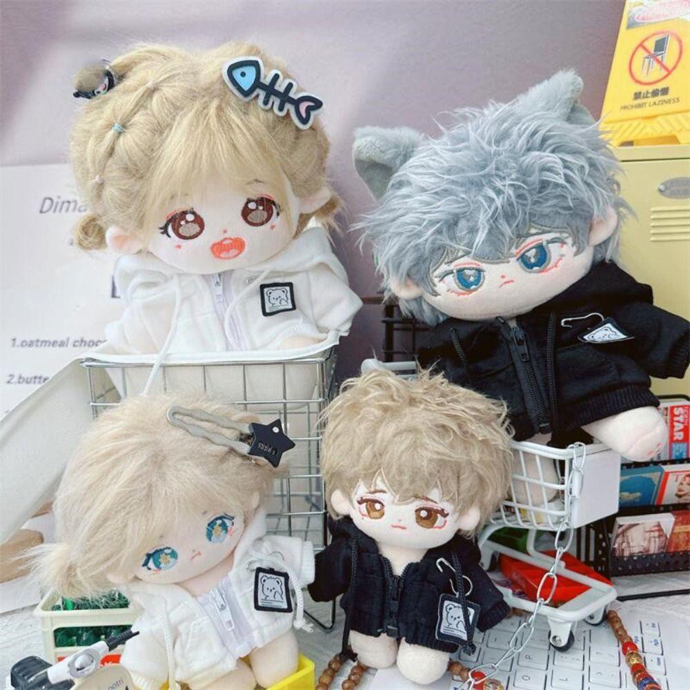 Fashion Doll Sweatshirt 2 Colors Doll Outfits Plush Doll Coat 10/20cm Cotton Dolls/1/12 BJD Dolls