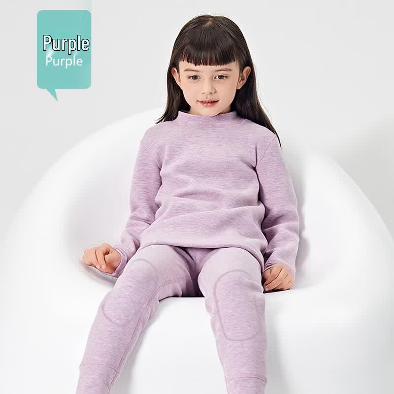 TINSINO Kids Silk Wool Antibacterial Thermal Underwear Set R22803 140