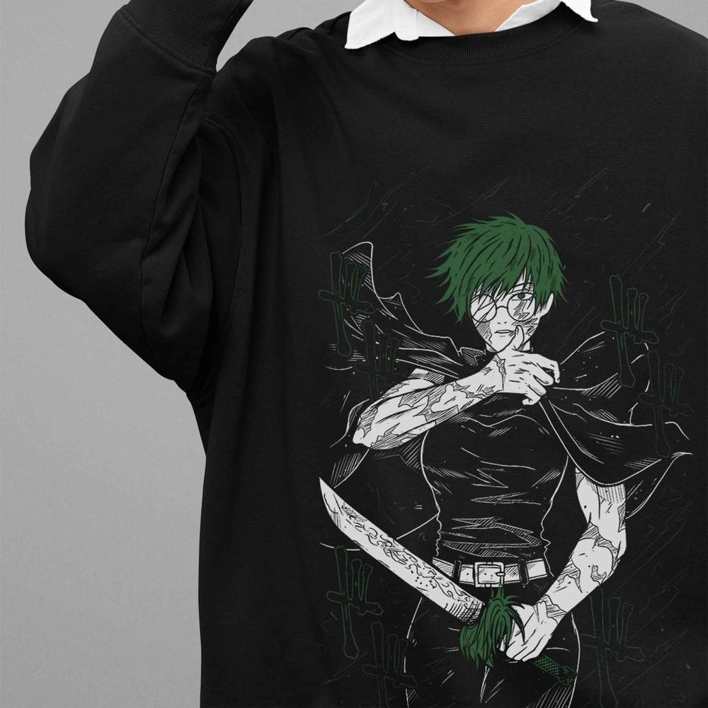 

Jujutsu Kaisen Sweatshirt Maki Zenin Sweater JJK Anime Pullover Gojo Sukuna Geto L