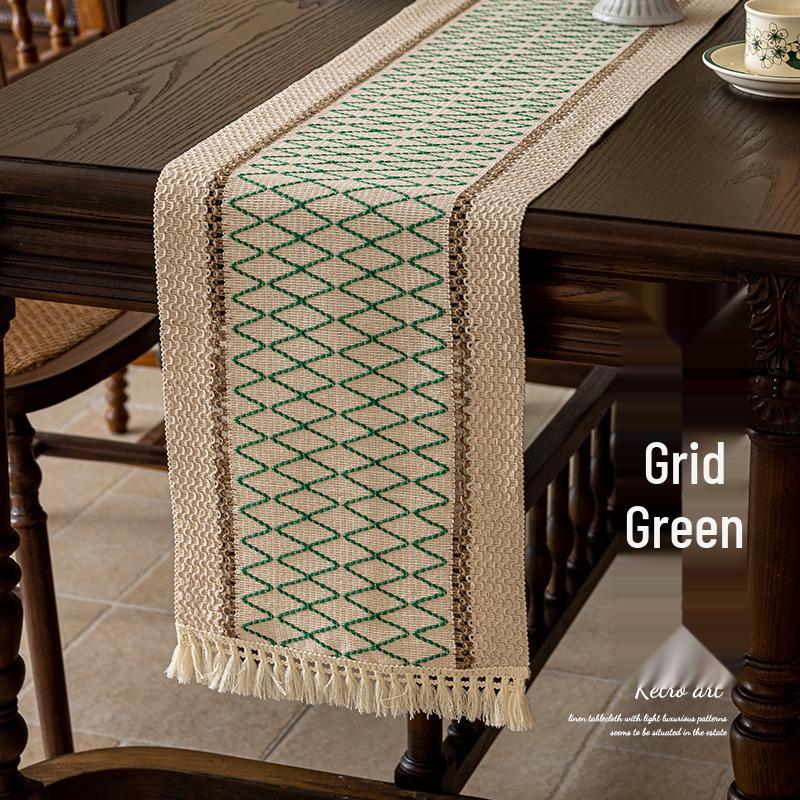 

Retro Japanese-Style Cotton Linen Table Runner & Bed Runner 30x120cm