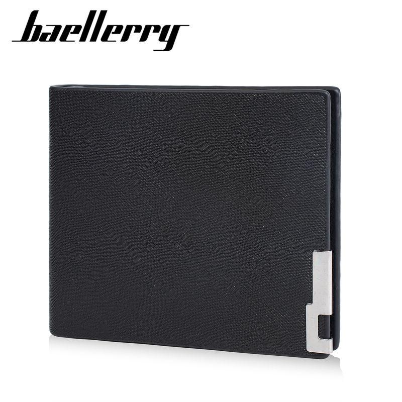 Baellerry Men Short Wallets Vintage Design Business Card Holder Fashion Cash Money Bags Pack Purse GZW