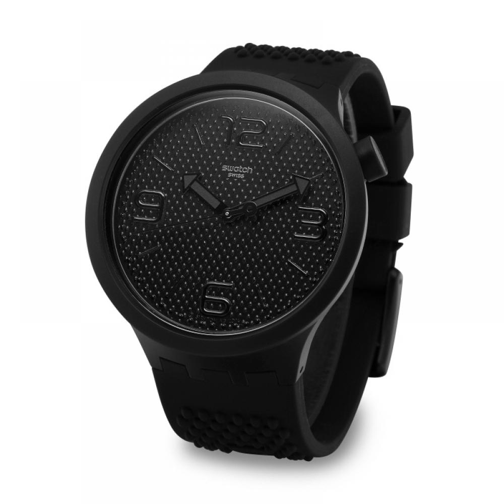 Swatch Men S Urethane Watch Bbblack