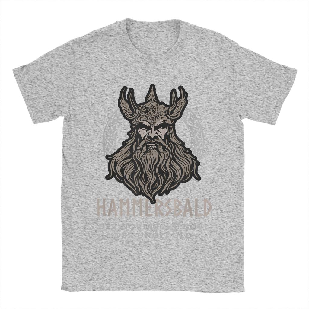Hammersbald God of Impatience TShirt for Men  Vintage 100 Cotton Tee Shirt O Neck Short Sleeve T Shirt New Arrival Clothing