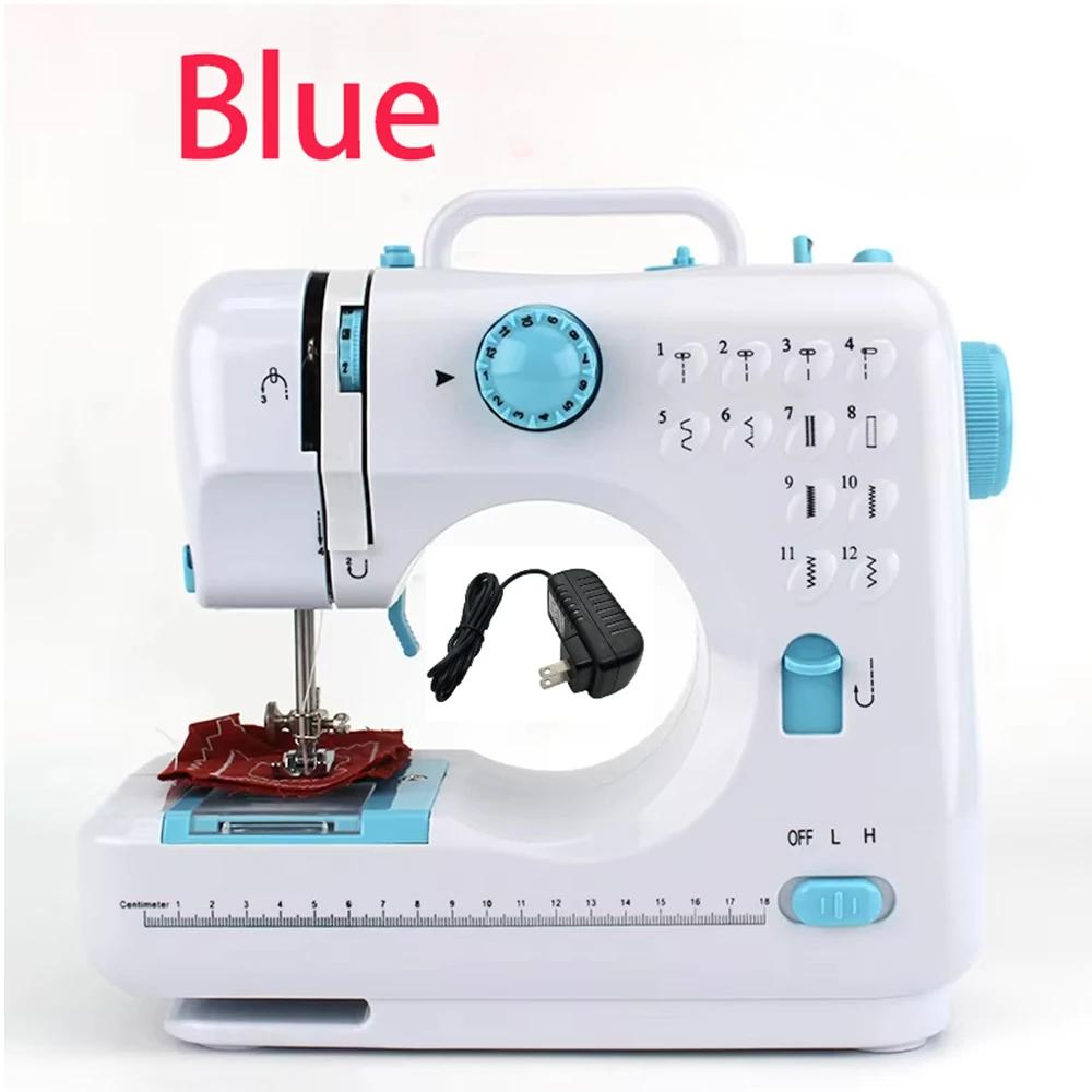 2025 Tragbare elektrische Nähmaschine mit 12 Stichen Perfekt für den Hausgebrauch Overlock-Funktion