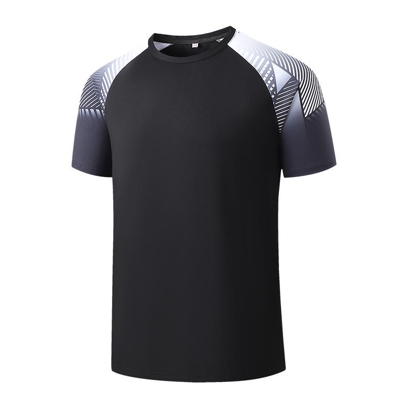 Red Gradient Quick-Dry Badminton and Table Tennis Training T-shirt for Men and Women