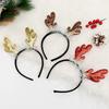 Gold Thread Adult & Children Christmas Antler Headband - Large Head Hoop Decoration Prop