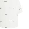 Balenciaga All Over Logo Short Sleeve Shirt 'White Black' Men's 681702TOL659040