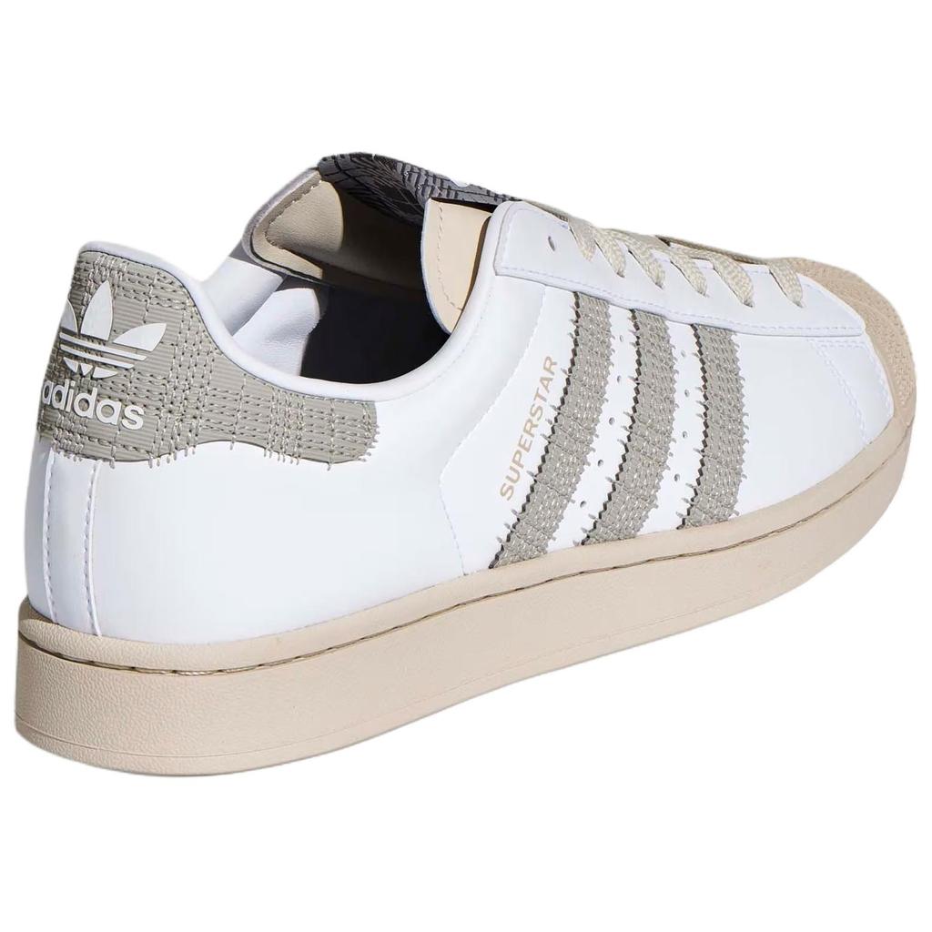 Adidas Originals Superstar 2 Fabric Comfortable Fashion Sneakers Unisex Sneakers White Gray Brown HP7107