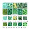 Glass Beads Seed Beads 10 Colors Set 2-5mm Colorful Small Kit Round Seed Accessory Kit Sequins Transparent Core Handicrafts Small Crafts Round DIY